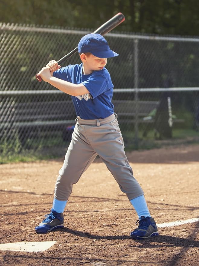 Baseball Socks and Belt Combo Set Cotton Boys Adjustable Baseball Softball Socks and Belt for Boys Girls