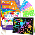 ZMLM Scratch Paper Art Craft: 2 Pack Rainbow Scratch Set by ZMLM
