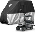 Waterproof Golf Cart Cover, Heavy Duty Marine Grade Fabric, Universal Fits for Most Brand 2/2+2/4+2 Passengers Yamaha, Honda, Club Car, EZGO Golf Cart