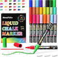 24-Color Liquid Chalk Markers Set, by Unknown