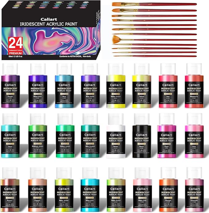 Caliart Iridescent Acrylic Paint by Caliart