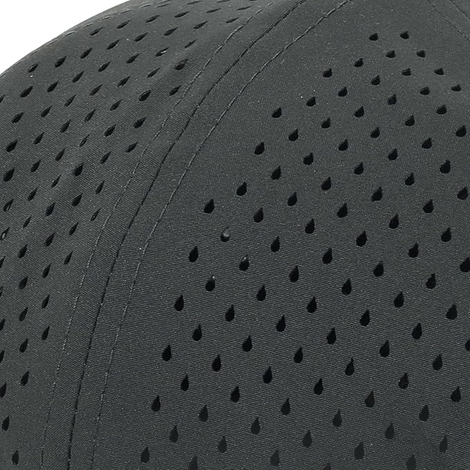 Quick Dry Baseball Cap Flat Brim Snapback Hat Sun and Rain Protection Golf Hat for Men Women