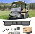 10L0L Golf Cart Inner Storage Utility Basket-Premium Steel Anti-Rust Suitable for Golf Cart Club Car Tempo Front Dash Storage Tray Organizer (Black)