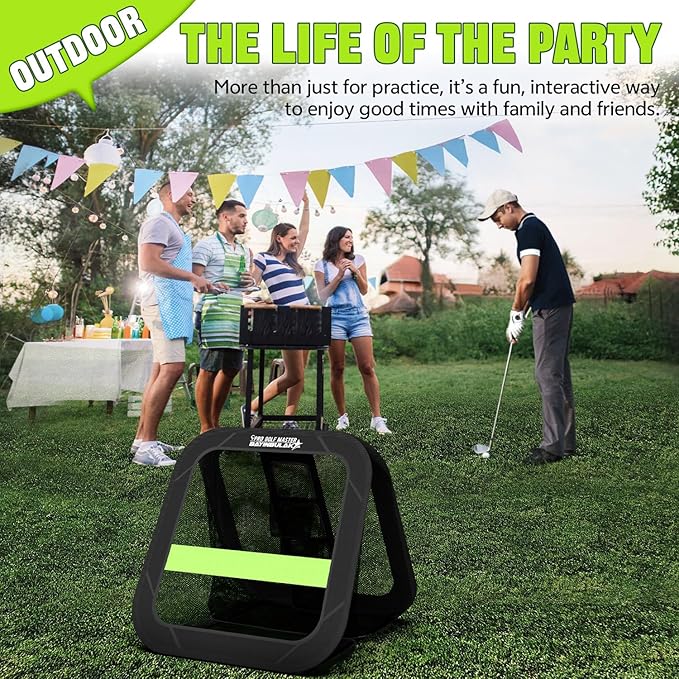 BAYINBULAK Golf Chipping Practice Net Backyard Driving Golf Accessories for Men Gift, 1 Pack