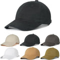 6Pack Unisex Vintage Washed Cotton Baseball Cap Soft Unconstructed Plain Blank Adjustable Size Dad Hat