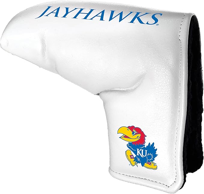 Team Golf NCAA Tour Blade Putter Cover (White), Fits Most Blade Putters, Scotty Cameron, Taylormade, Odyssey, Titleist, Ping, Callaway