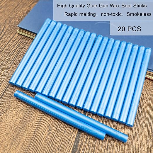 Wax Seal Stick, Ioggtser 20PCS Mini Glue Gun Wax Seal Stick - Image 2