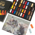 Paul Rubens Professional Soft Pastels, 40 Portrait Colors Chalk Pastels Vibrant by PaulRubens