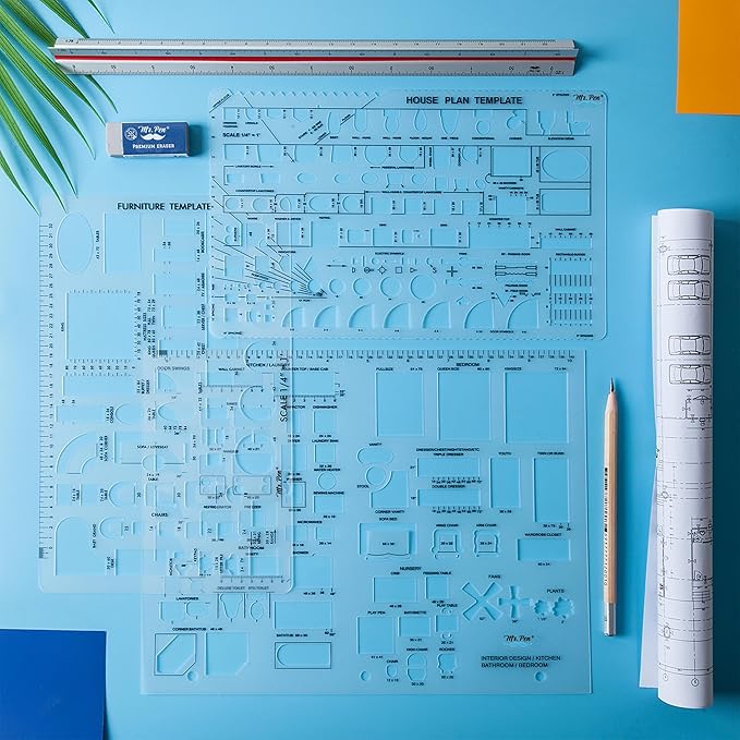 Mr. Pen- House Plan, Interior Design and Furniture Templates, Drafting Tools - Image 6