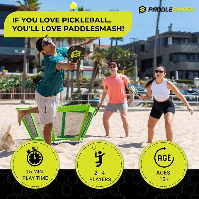 PaddleSmash - Pickleball Yard Game As Seen on Shark Tank - Beach, Tailgate & - Image 4
