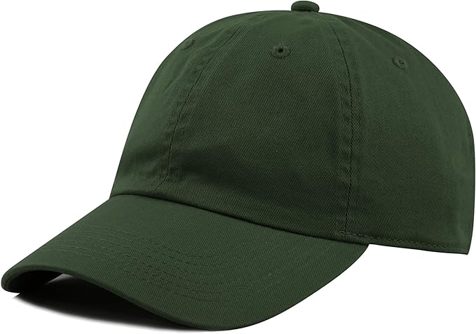 Cotton Baseball Cap Dad Hat – Washed Low Profile Adjustable Hat for Men Women Casual Outdoor Running Golf