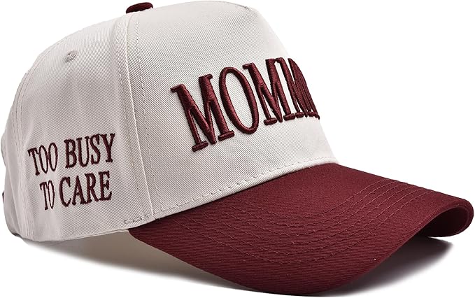 Mommin Hat Womens Trucker Hat for Wife Mothers Day Mom Gifts Vintage Two Tone Adjustable Embroidery Baseball Cap