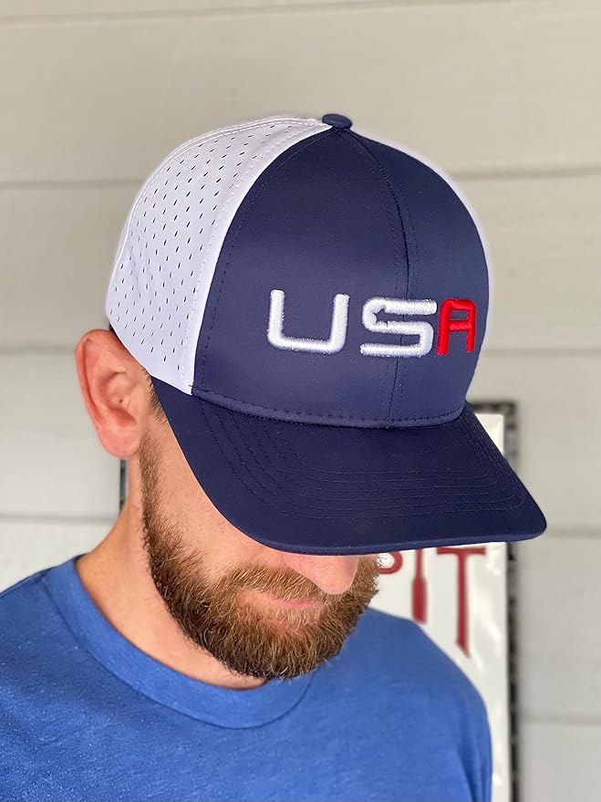 LiberTee Shirts Team USA Trucker Hat, USA Unisex One Size Fits Most Hat