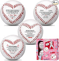 Jenaai 4 Pcs Baseball Season Gift for Him Senior Night Romantic Baseball Fan Gift with Inspirational Messages Game Day Sports Keepsake for Boyfriend Husband Coach Player Appreciation Easter Basket