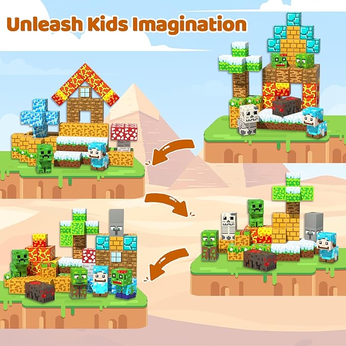 Magnetic Blocks, Stacking Magnets - Image 3