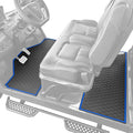 Xtreme MATS Evolution D5 Golf Cart Floor Mat Set - Rubber Double Diamond Design - Fits DMAX, D5, 2+2, 4F, 6F, Including Evolution Maverick and Ranger Trims
