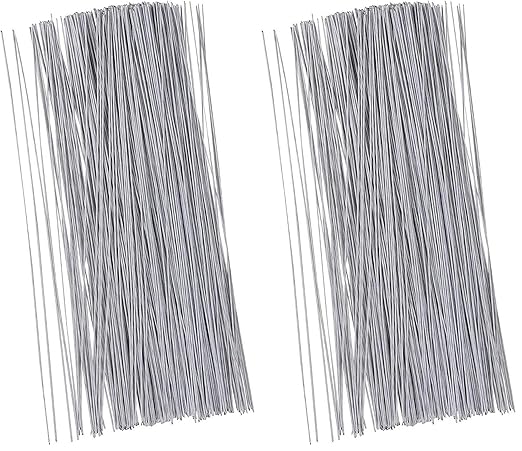 Juvale 600-Pack White 18 Gauge Floral Wire Stems - 16 in Length - Pre-Cut & by Juvale