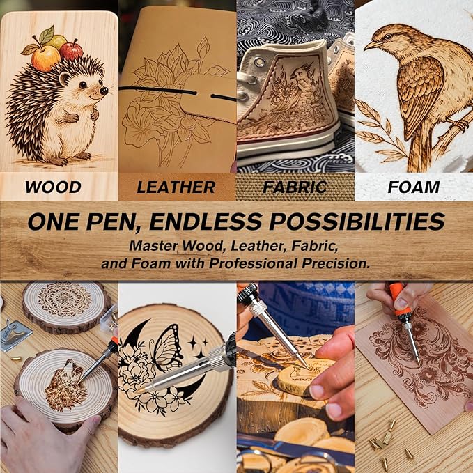 K KERNOWO Wood Burning Kit - Image 4