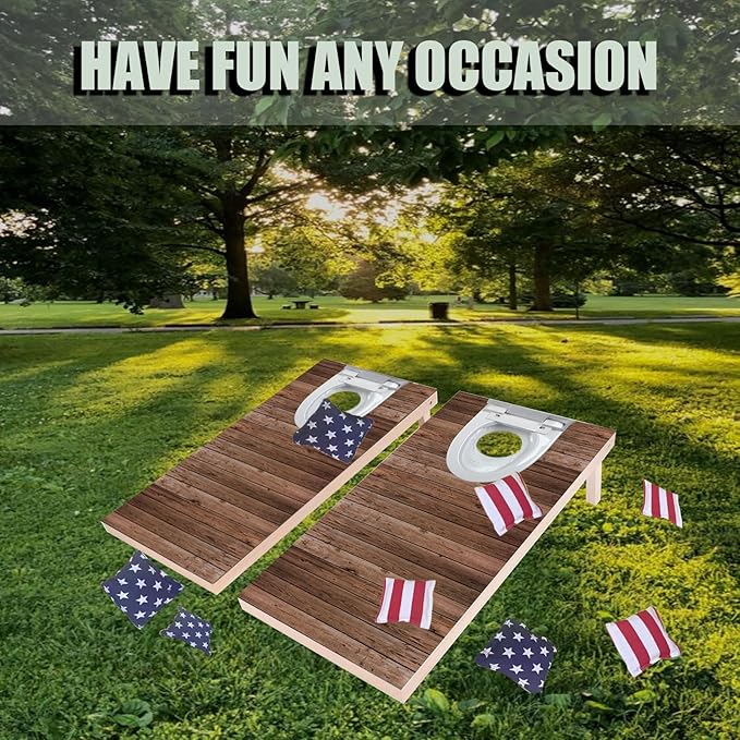 4×2FT Cornhole Board Set, Wooden Corn Hole Games - Image 2