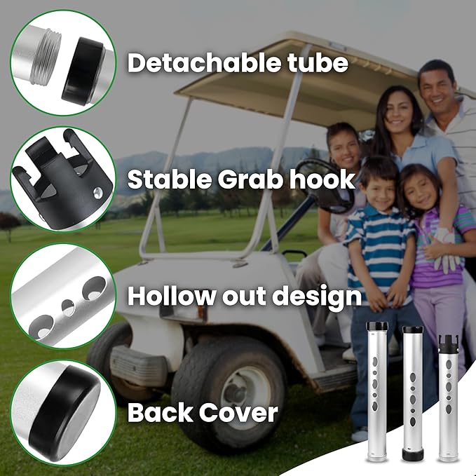 Premium Golf Ball Retriever Telescopic Golf tees Golf Accessories Golf Gifts Golf Ball Cleaner Golf Ball Stamp Ball Bag Golf Ball Holder disc Golf Retriever Practice Golf Balls