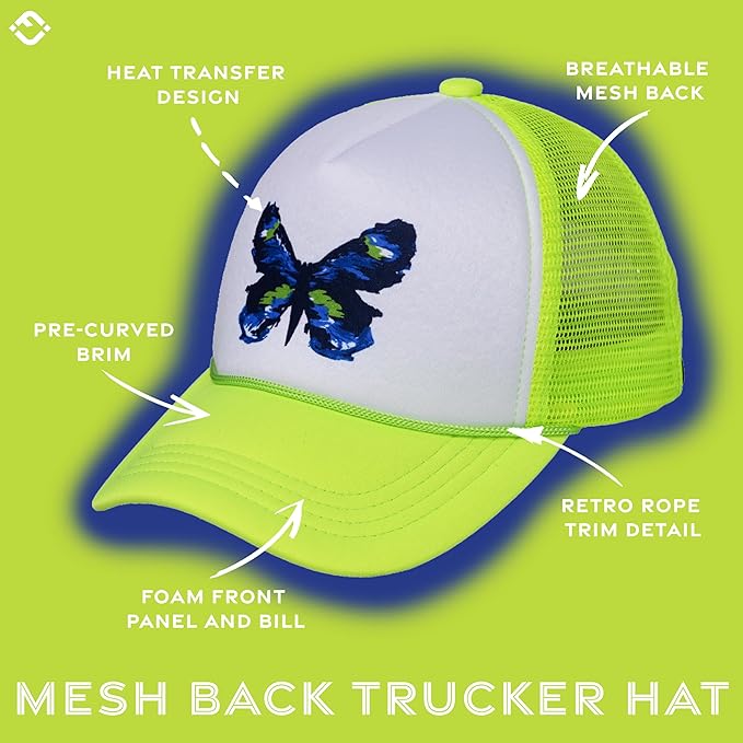 Funky Junque Premium Mesh Snapback Trucker Hat - Stylish Comfort for All - Patriotic, Humor & More