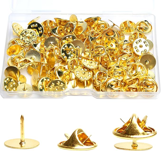 50 Pairs Premium Butterfly Clutch Pin Backs by Unknown