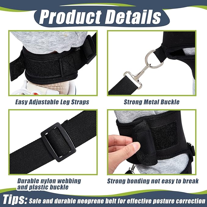 Wettarn Baseball Training Aid Softball Training Harness Baseball Practice Equipment for Stepping Out Leg Pulling Out Overstriding Lunging