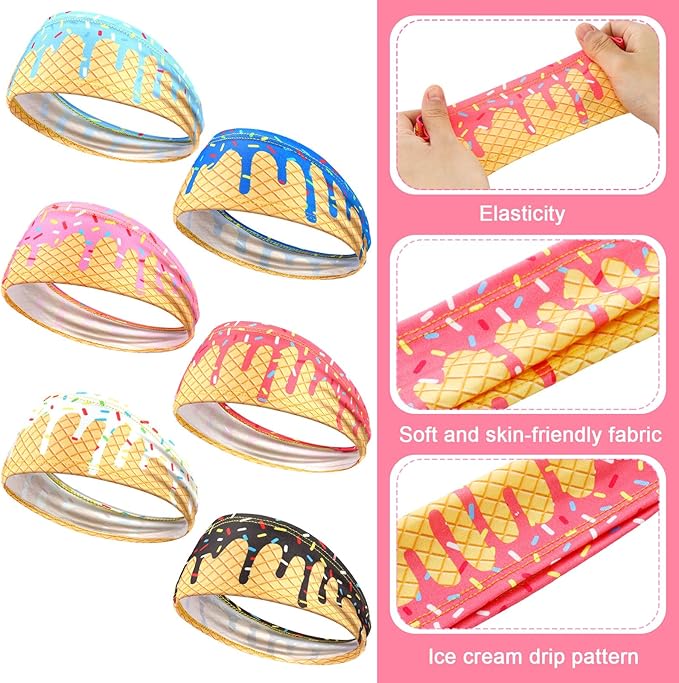 Suncalla Teenager Baseball Headband Elastic Polyester Sweatband Multi Color for Basketball Football Golf Headscarf Baseball Stuff Women Men Accessory Team Gift