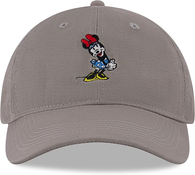 Disney Women's Baseball Cap, Minnie Mouse Adjustable Hat for Adult