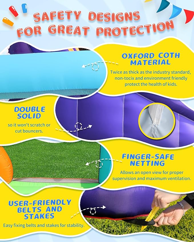 AirMyFun Inflatable Waterslide, Water Bounce House - Image 3