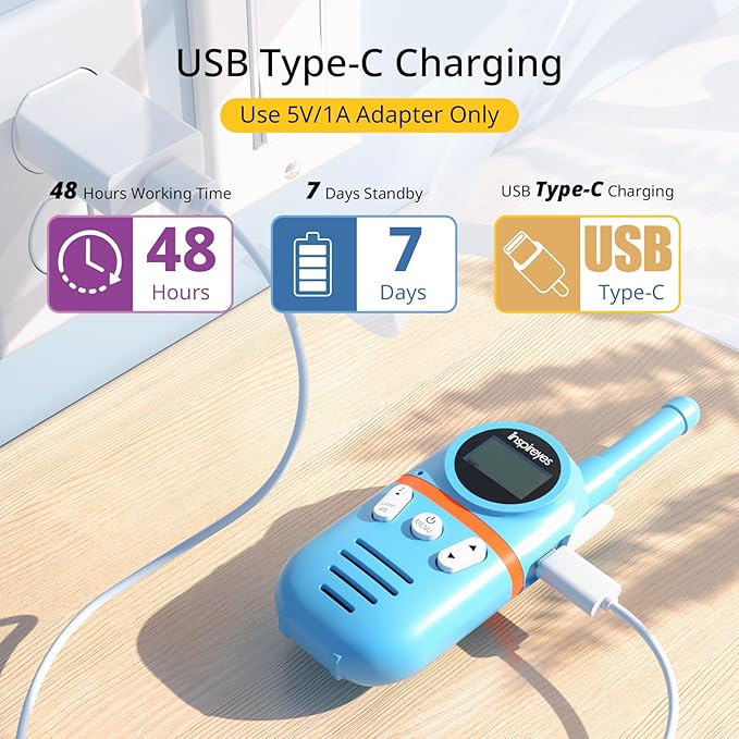 Walkie Talkies for Kids Rechargeable, Toys for Boys and Girls Ages 3-12 - Image 2