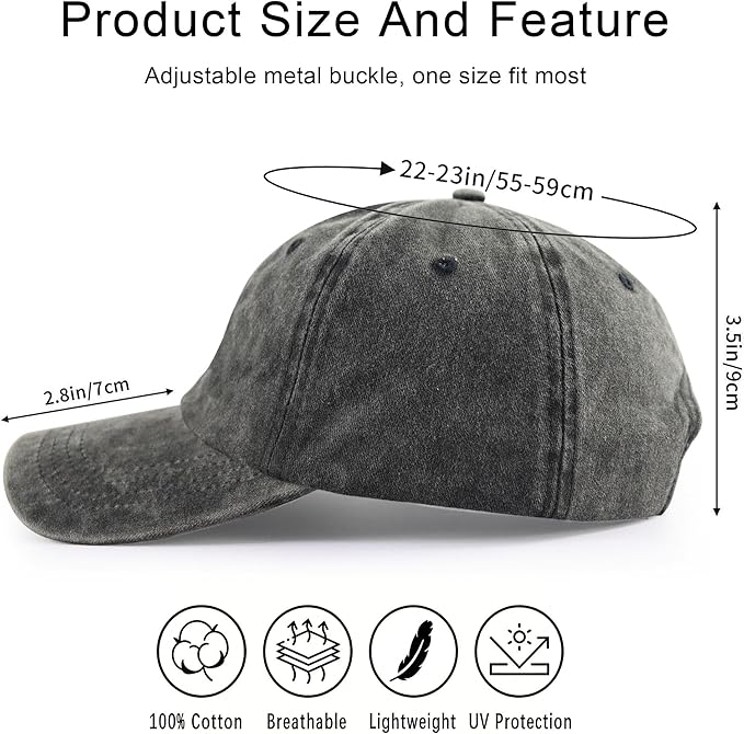 God is Good All The Time Hat for Men Women, Adjustable Cotton Embroidered Jesus Christian Faith Baseball Cap