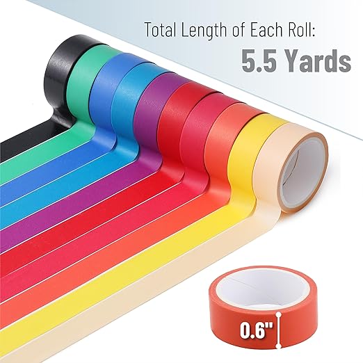 Mr. Pen Washi Tape Set, 10 Pack - Image 4