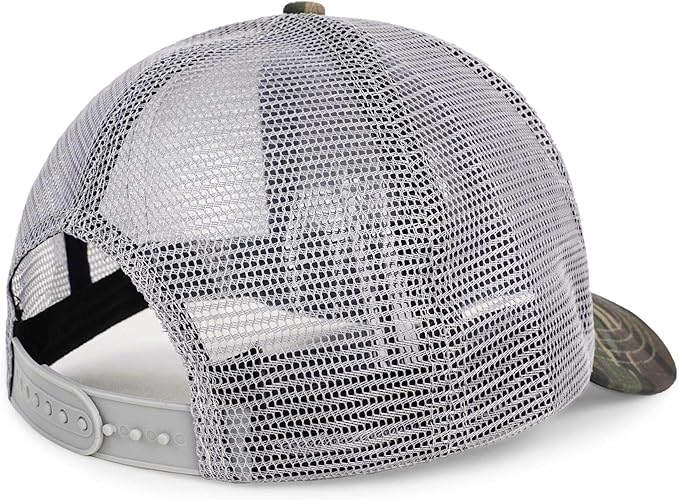 American Flag Trucker Hat - Snapback Hats for Men Women Baseball Cap - Breathable Mesh & Adjustable Fit for Casual Wear