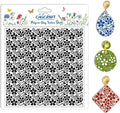 CHGCRAFT Vine Small Flowers Pattern Polymer Clay Texture Sheet Plant Leaves by chgcraft