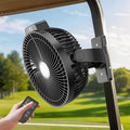 24000mAH Magnetic Golf Cart Fan with Heavy-Duty Strap, 8-inch Battery Operated Fan with Triple-Magnet, Bright Lighting, Compatible with EZGO Club Car Yamaha, Golf Cart Accessories, Golf Gift 2026