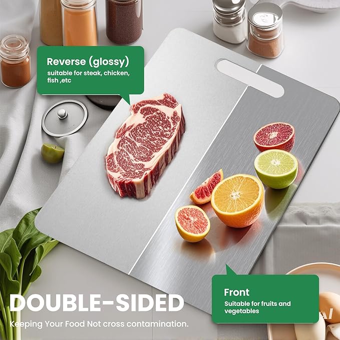 100% Pure Titanium Cutting Board - Image 3