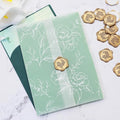 SWANGSA 50 Sets Wedding Invitations Wraps, Vellum Jackets by SWANGSA