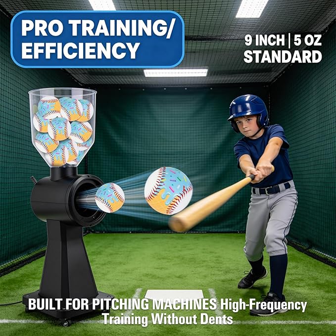 Baseballs PVC 9in Practice Baseball for Training Hitting Lifestyle Decor Ideal Personalized Inspired Gifts for Players Coaches Moms