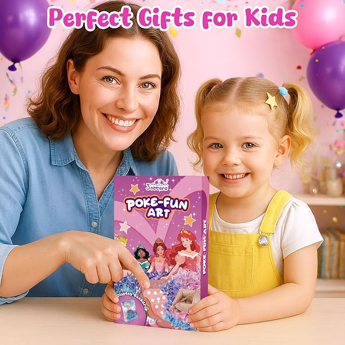 3 otters Poke in Art, Magical Princesses Party Favors Pretty Princess Game - Image 7