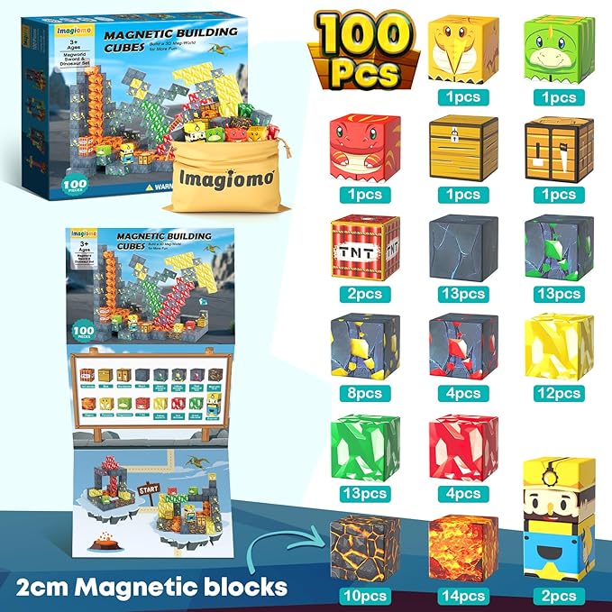 100PCS Magnetic Blocks - Image 3