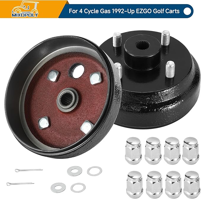 Golf Cart Brake Drum/Hub Assembly for EZGO