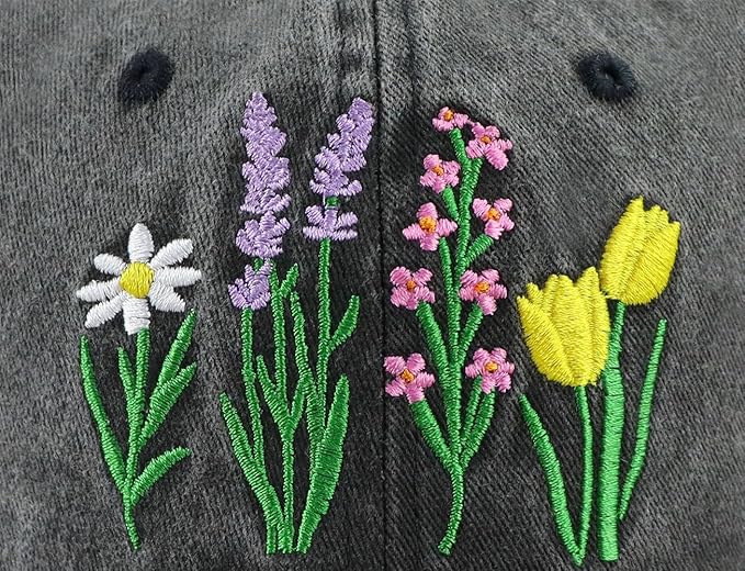 Gardening Hat for Women, Funny Adjustable Cotton Flower Plant Baseball Cap