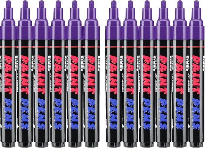 Purple Paint Pens Paint Markers by Craiiby