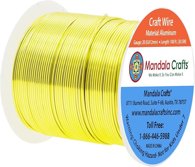 Mandala Crafts 20 Gauge Anodized Aluminum Craft Wire - Image 2