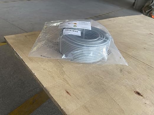 3/16" Wire Rope, 50Ft PVC Coated Steel Cable 7×7 Strand Core, Ideal Cable - Image 12