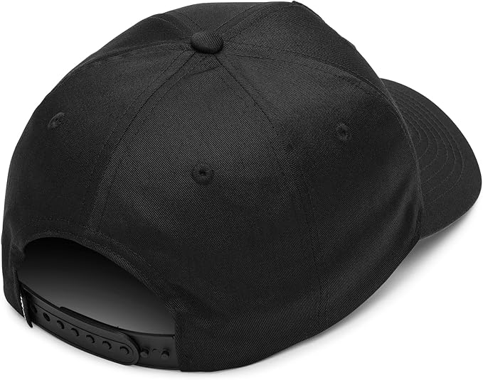 Volcom Unisex Adult Quarter Twill Hat – 6-Panel Adjustable Snapback Baseball Cap with Stone Logo