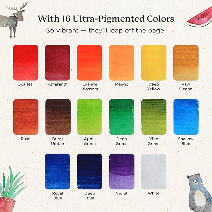 Viviva Colors Travel Watercolor Paint Set - Image 4