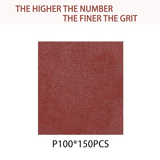 150pcs 100 Grit Sanding Discs, 5-Inch 8-Hole Sandpaper, - Image 2