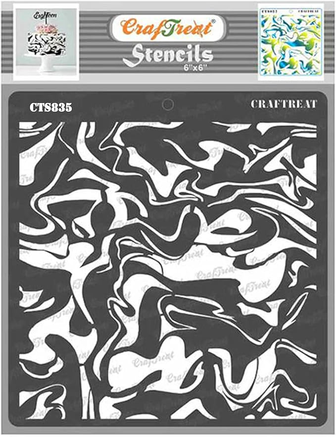 CrafTreat Reusable Texture Stencils by CrafTreat